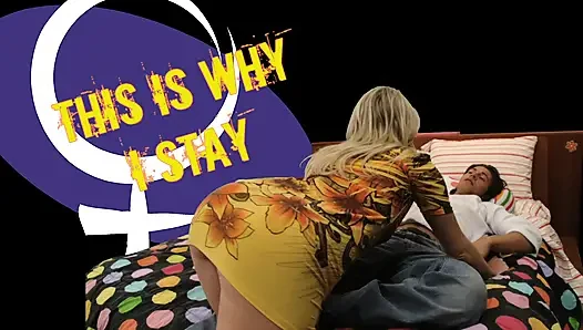 Blondie gets pounded by a ripped boy in her bedroom