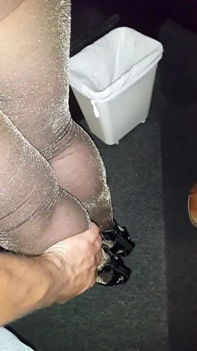 Pantimedias brillosas