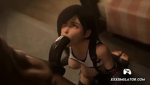 Tifa ile bir gece - 4k büyük zenci oyunu