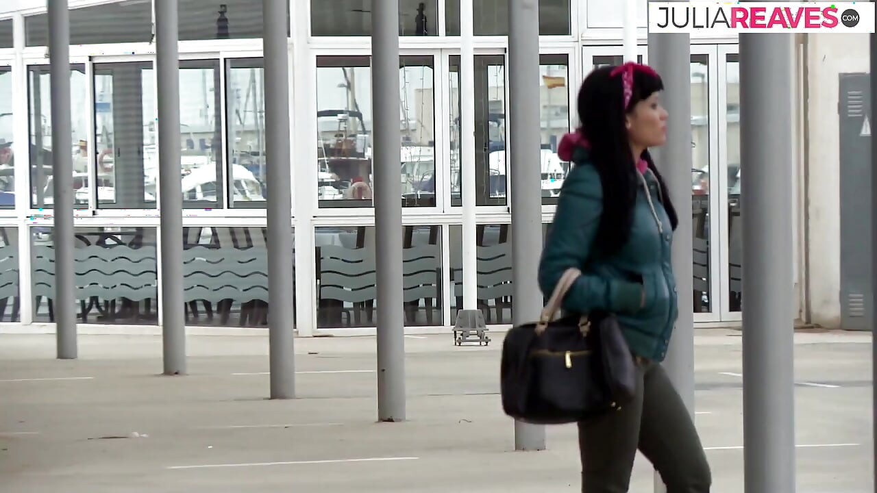 Hot bitch rides a massive cock while sucking another in threesome