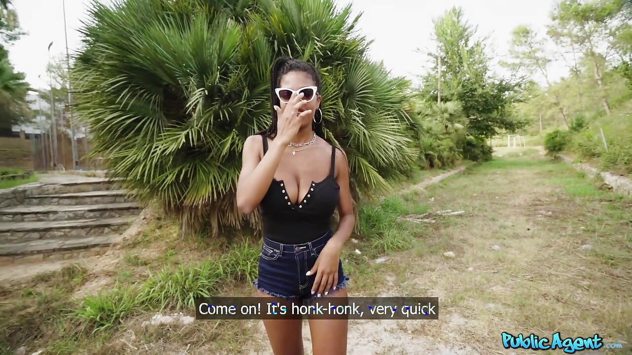 Public Agent - Big Tit Tina Fire Takes Some White Cock on the Side of the Road