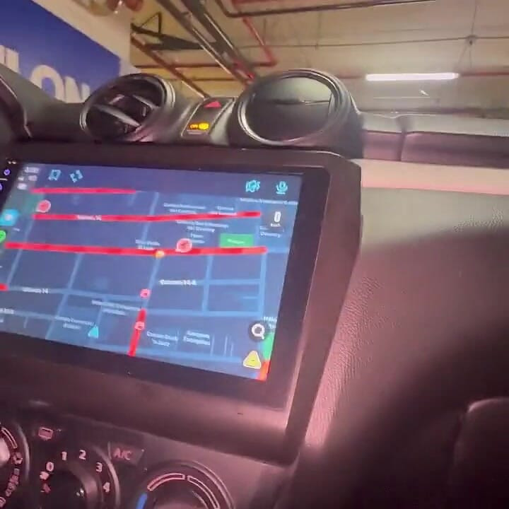 My Lover Plays with His Feet on the Pedals of His Car