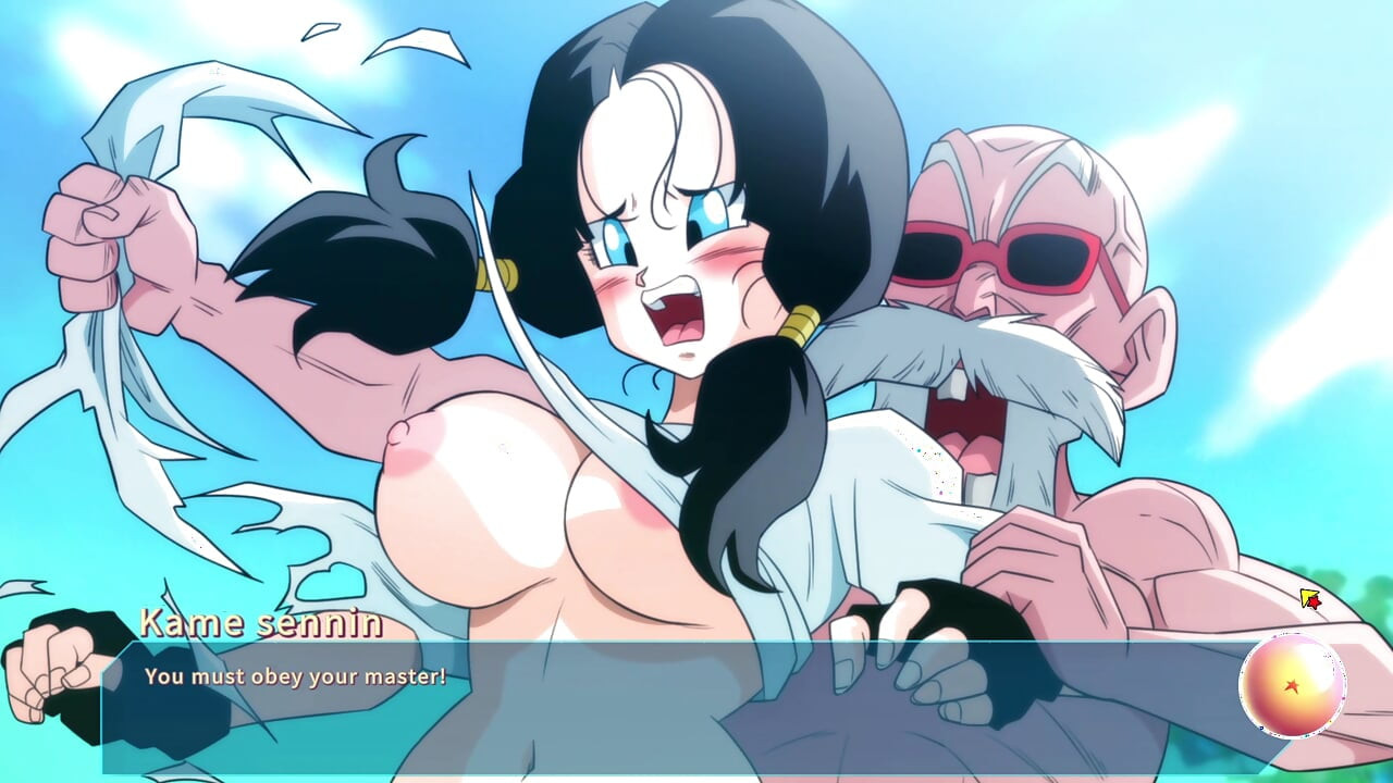 Kame Paradise Multiversex 3 – Roshi fickt den Mund von Videl Gohans Frau