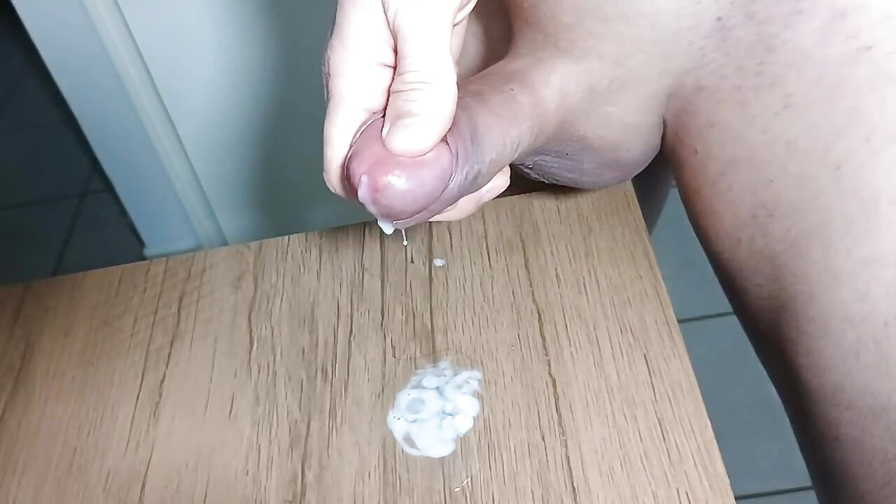 prostate vibrator Thick cum leaking out of my cock
