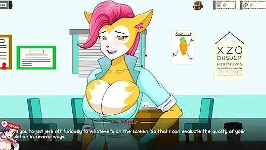 Kunoichi eğitimi. Dr. Pussycat'in kliniğinde arkadaşıma yardım ediyorum