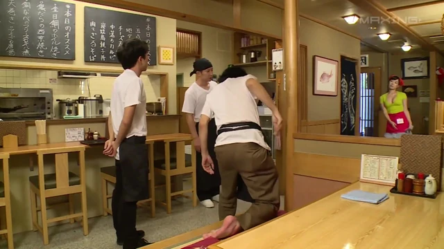 Humiliated naked tavern clerk Kana Yume