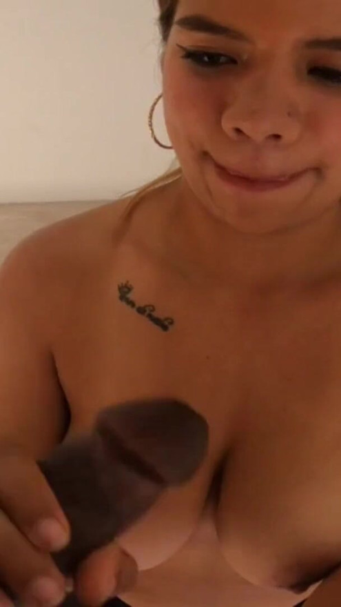 Big Tits Slut Having My Wet Pale White Latina Mouth On Your Big Dick Is Everything You Need To Make The Cum Explode - Jhodez1 | Clip 1