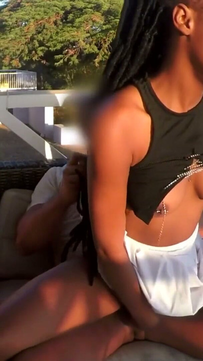 Horny Black Babe With Perfect Natural Tits Pussy Stretch By Massive White Cock | Clip 1