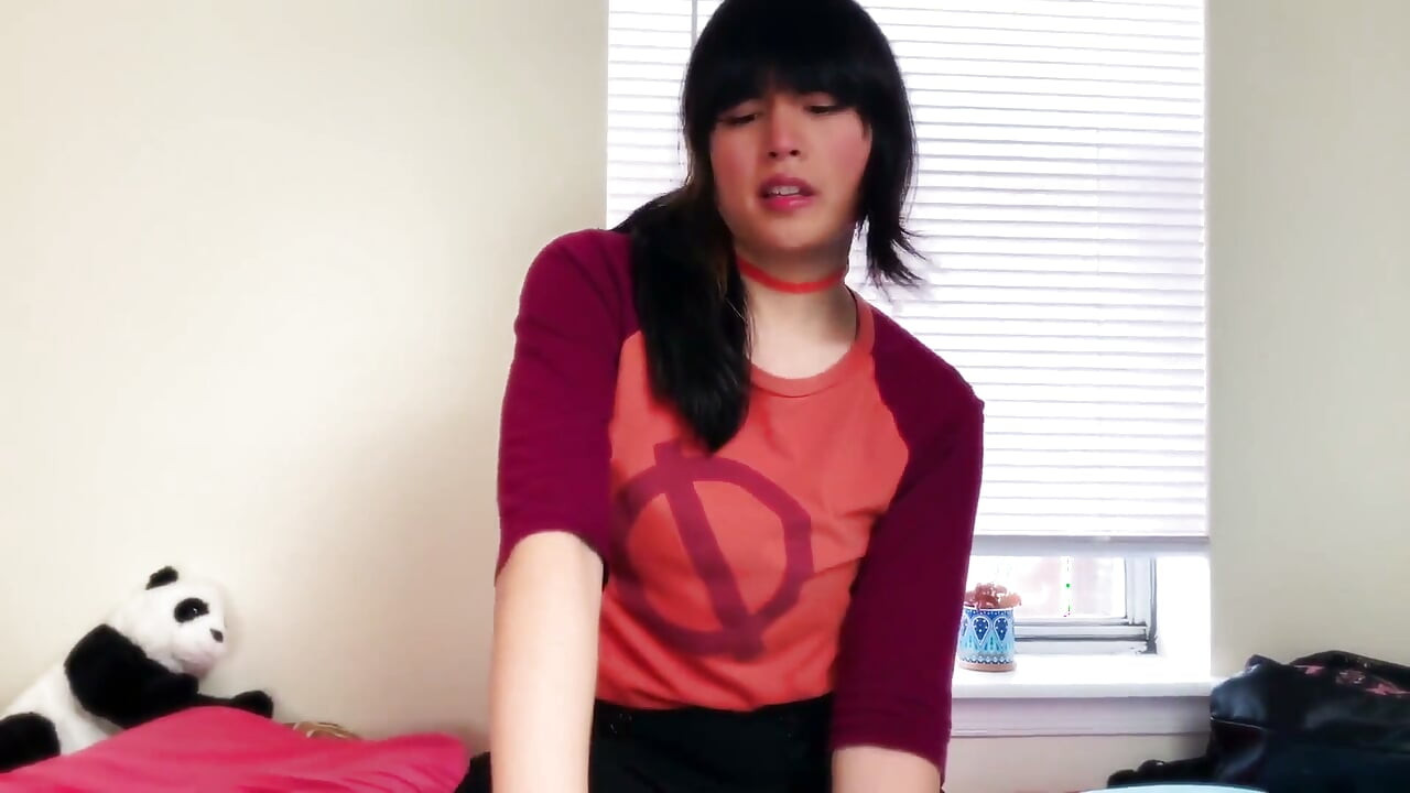 Trans tsundere: bully femdom JOI