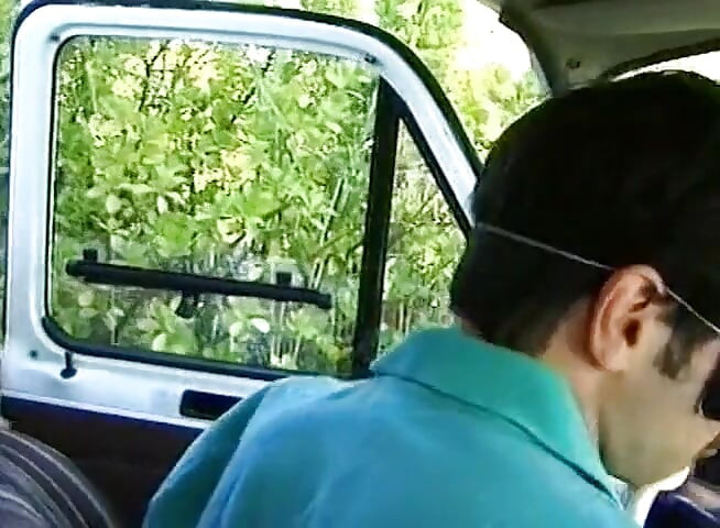 Busty blonde girl gets banged in the van and outdoors