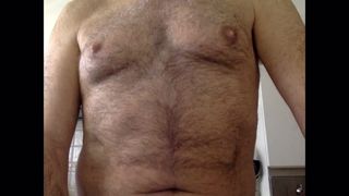 Italian daddy show his cock on cam