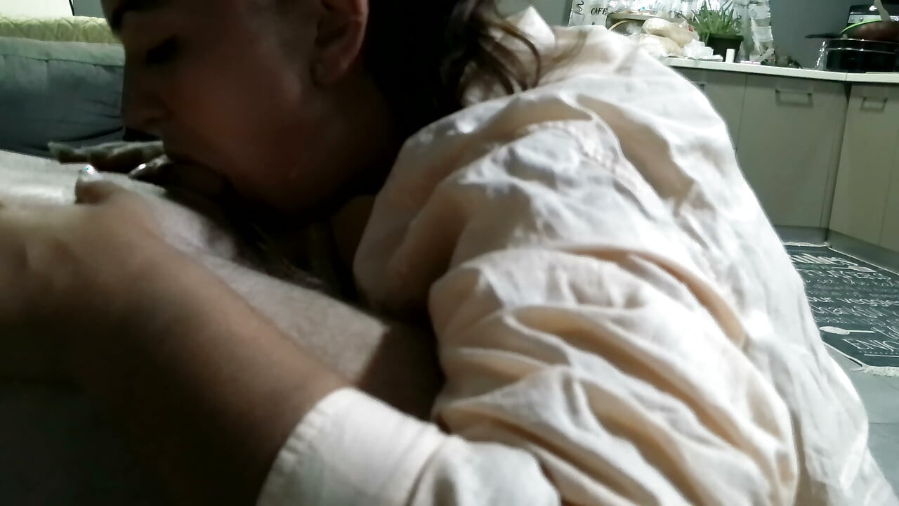 Secretary Blowjob in the Morning in My Office