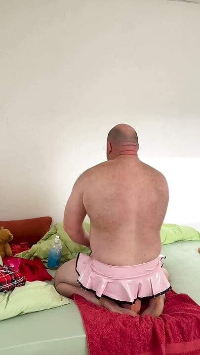 Big Dildo From Behind, Analstretching