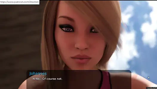 Mia ile Summer - harika göğüsleri var - dışarıda elle muamele sakso çekiyor