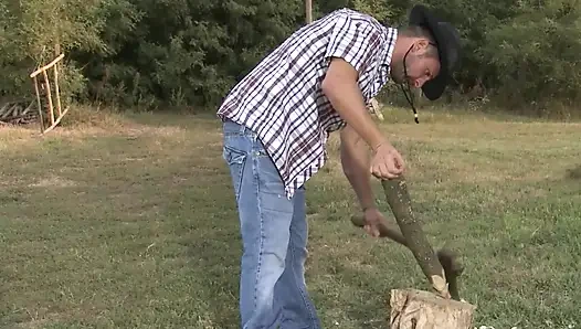 Peras susu segar di peternakan