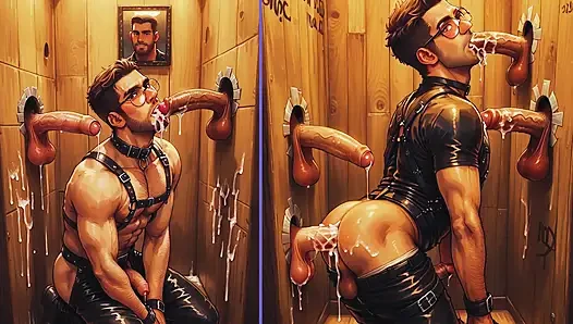 Göt deliğim Amsterdam'daki bir BDSM kulübünde birkaç kendini beğenmiş adam tarafından harika bir şekilde sikildi!