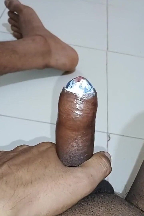 Young Indian Desi Boy Slowly Slowly Masturbation