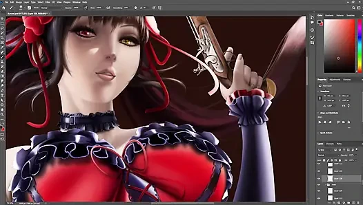 Kurumi timelapse sfw date a live