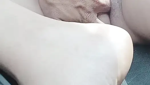 Fingering sexy Curlisita in the car (Tight pussy POV)