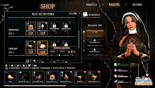 Sisters in sin gameplay teil 6 - Ein berechneter zug, um raquel zu beeinflussen