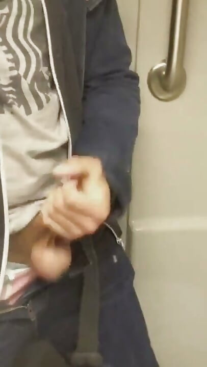 在Amtrak上撸管