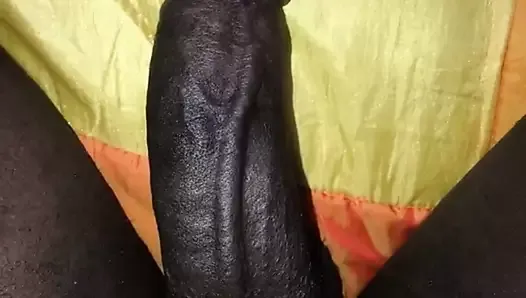 Толстый длинный черный хуй