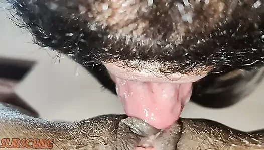 My husband's friend fucking me hard and lick my pussy for sqirt