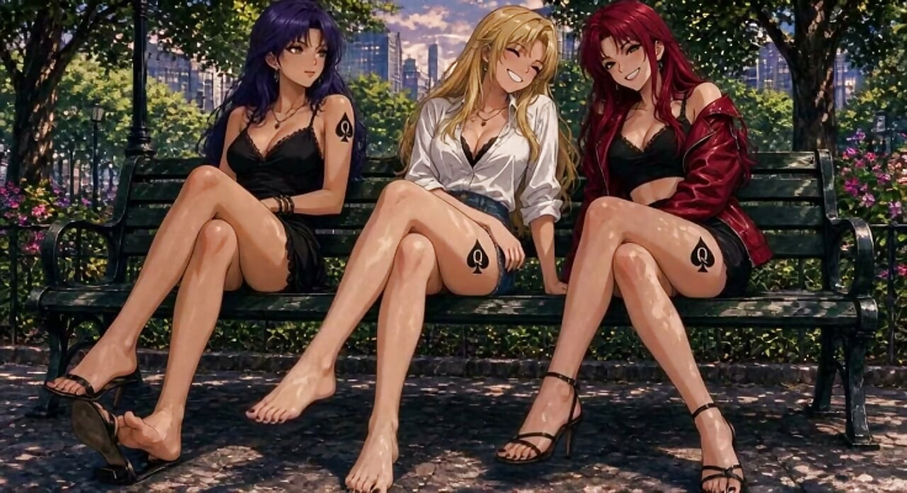 Queen Of Spades And Feet Anime (Erotic AI Arts)