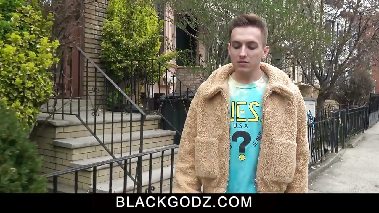 Bar Addison sticks his white cock in Lawrence Portland's black ass