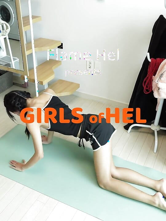 Shibari Orgasm Yoga - Petite Asian Girl Gets Tied up by an Australian Pervert