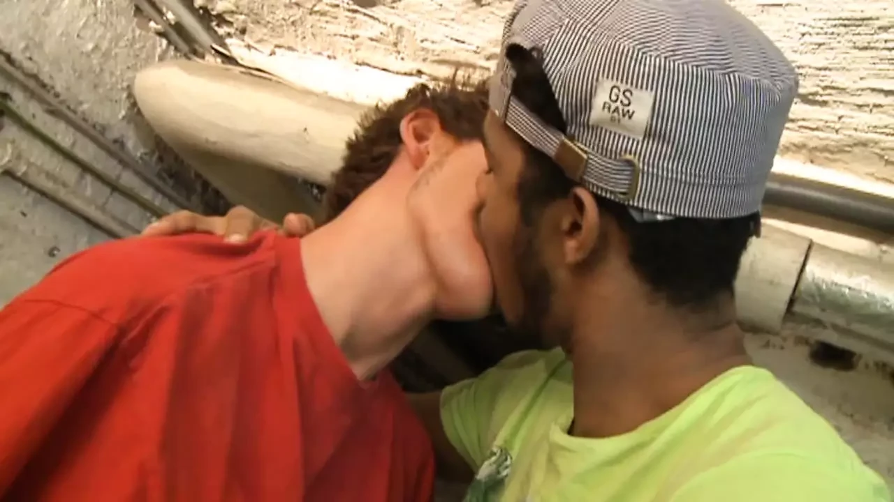 Blatino Guy Fuck Shy Skater in the Basement