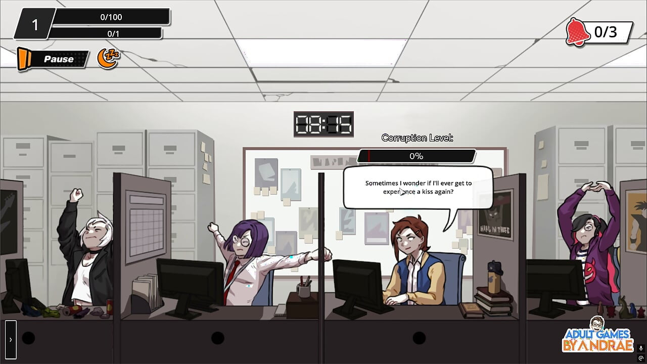 Femboy Ghost Gameplay Part 1 – Discreet Masturbation at Work