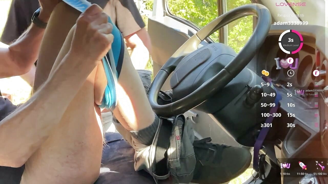 Hot Daytime Truck Encounter