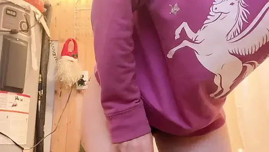 Seksi Işeyen Amcık Kıllı Doğa