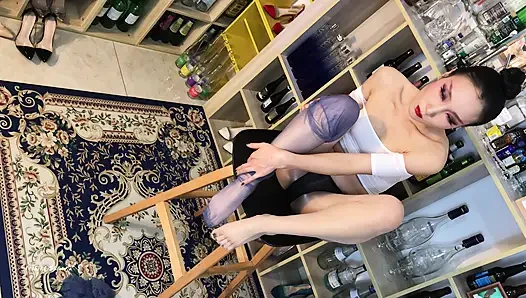 Sexy strümpfe, bar-sexy Shutter 01