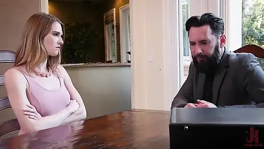 Corporate Anal Whore Sells Out Her Little Stepsister's Pussy