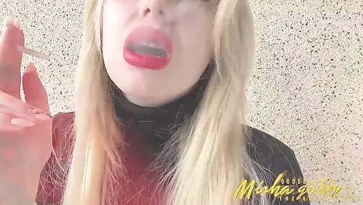 Smoking lipstification! Stare, goon, and lose all your controls!