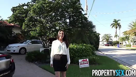 Propertysex Horny Realty Agent Fucks Client After He Busts Her Watching ...
