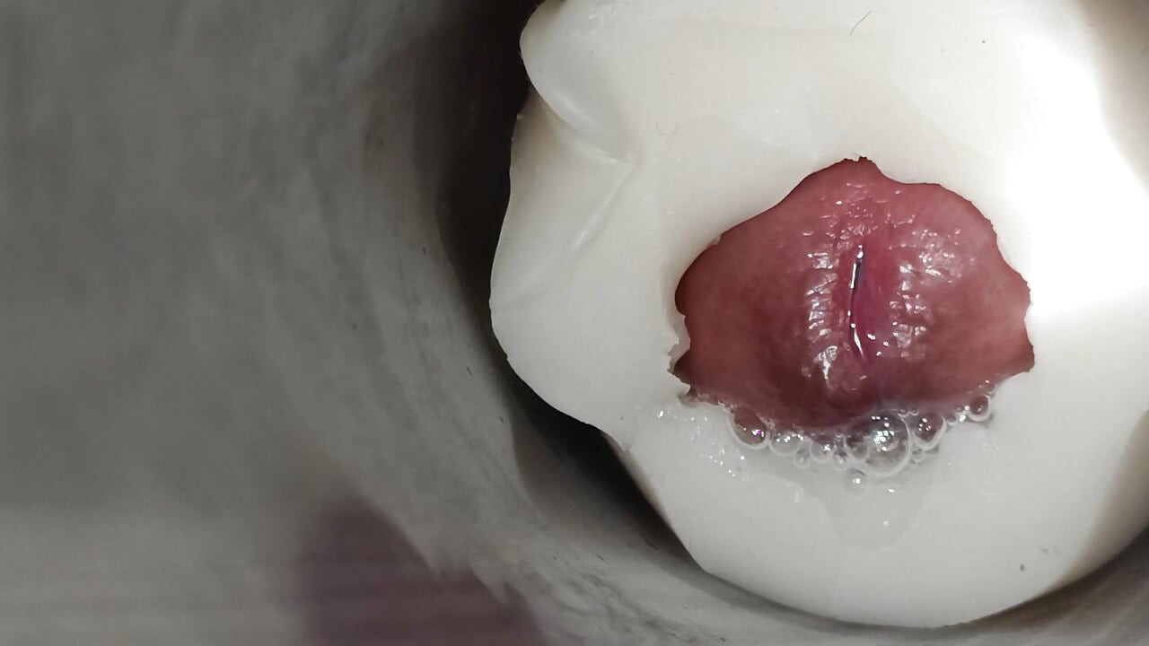 Internal view: vulva twitching and ejaculation 2
