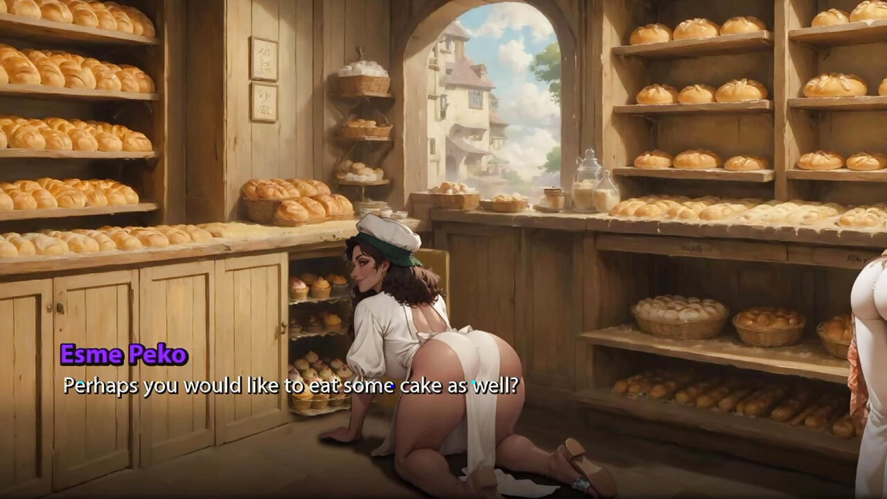 Fuck Beautiful Woman in the bakery shop
