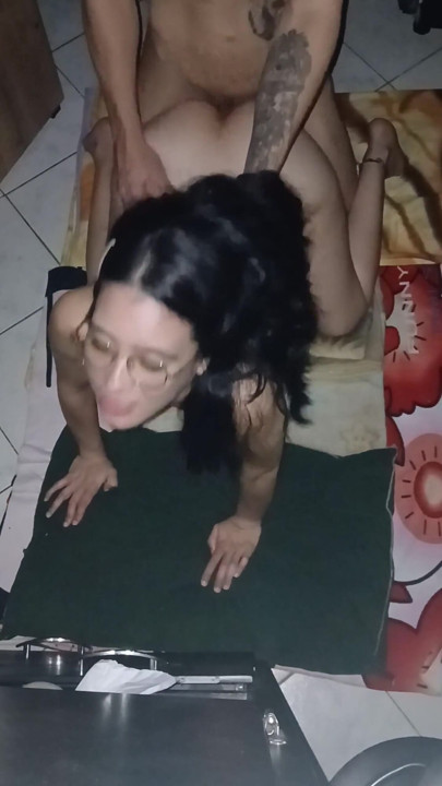 18+ homemade real big ass latina on fours like bitch | Clip 1