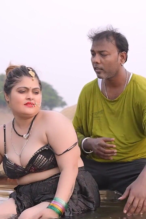Village Couple Fun at River