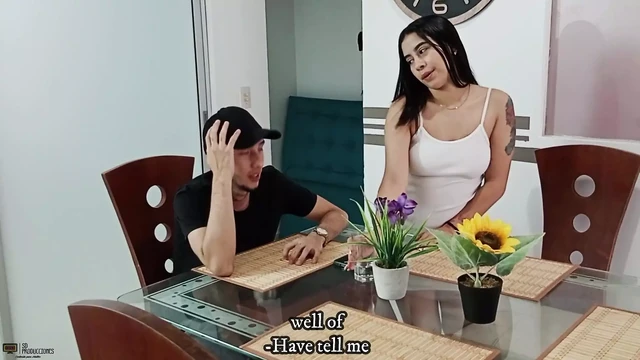 Petite Latina is fucked by her horny ex-boyfriend Liam who loves to fill her with cum - CREAMPIE - Porn in Spanish