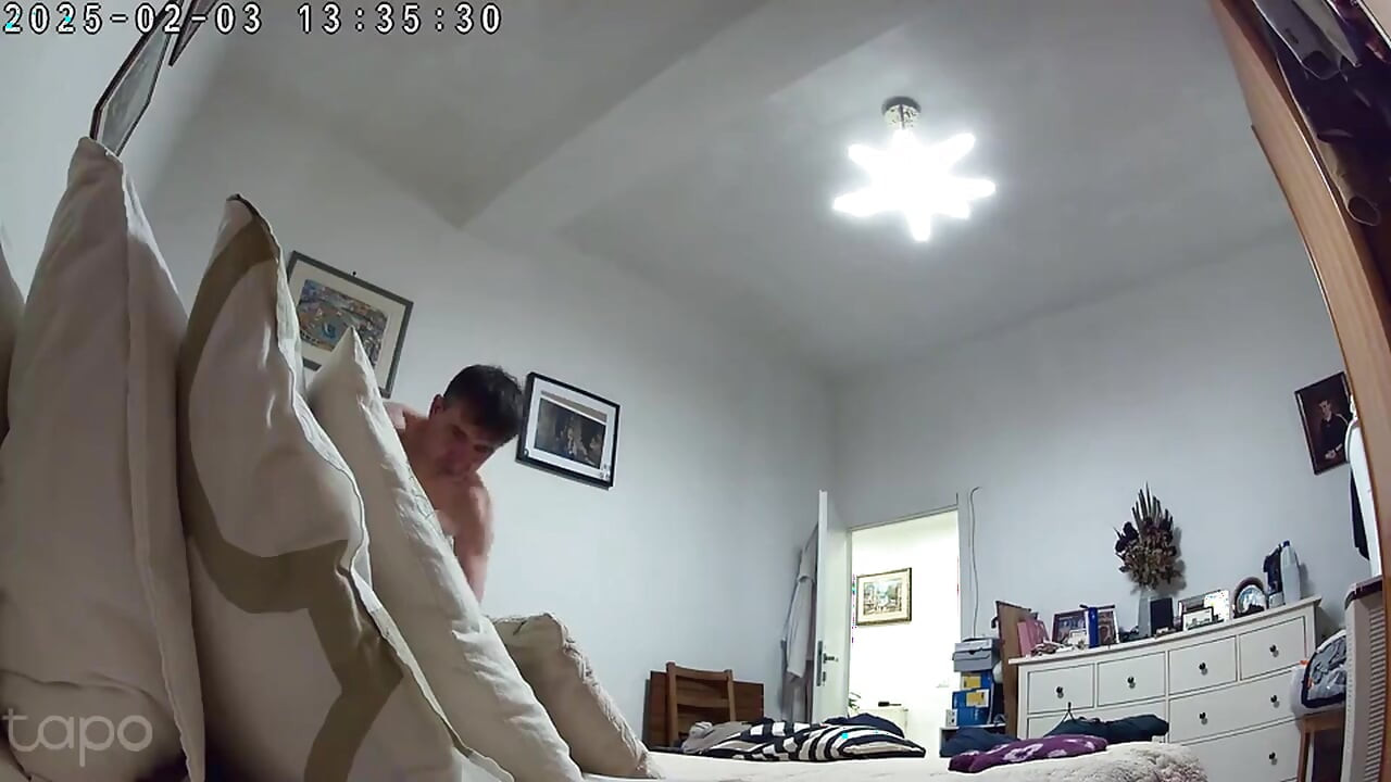 Nude at home