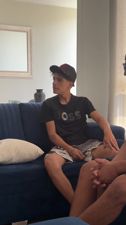 I make a bet between my best friend to fuck my stepmom hard and it ends up in something unexpected for her. | Clip 1