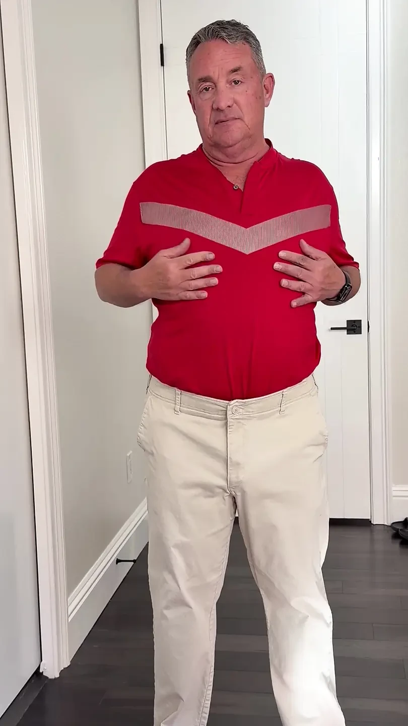 A Strip Show in Red Lingerie