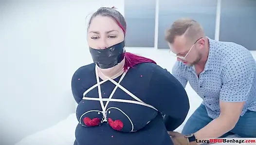 Lacey's Snuggly Night in: Bondage and Pleasure