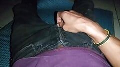Handsome Man with Huge Dick and Nice Body is Horny on the Couch and Masturbates