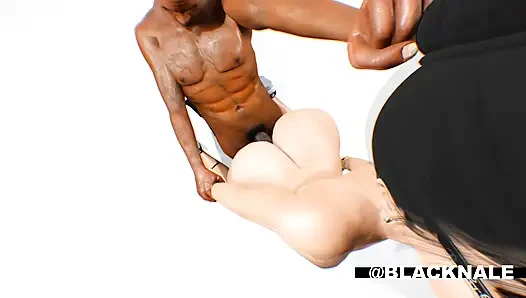 Petite Thick Latina Gets Covered In BBC Nut