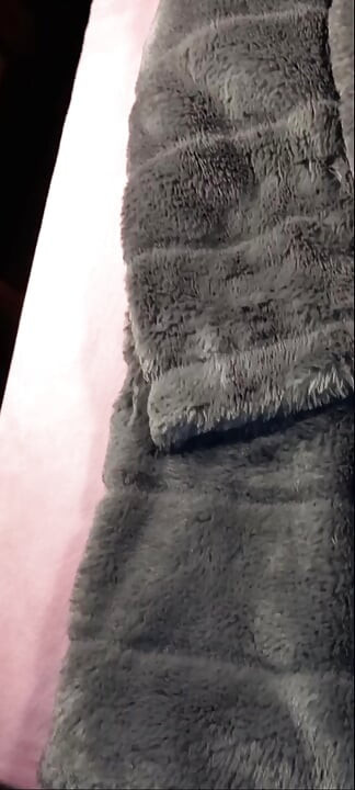 Fucking the shiny lining of a fake fur ladycoat